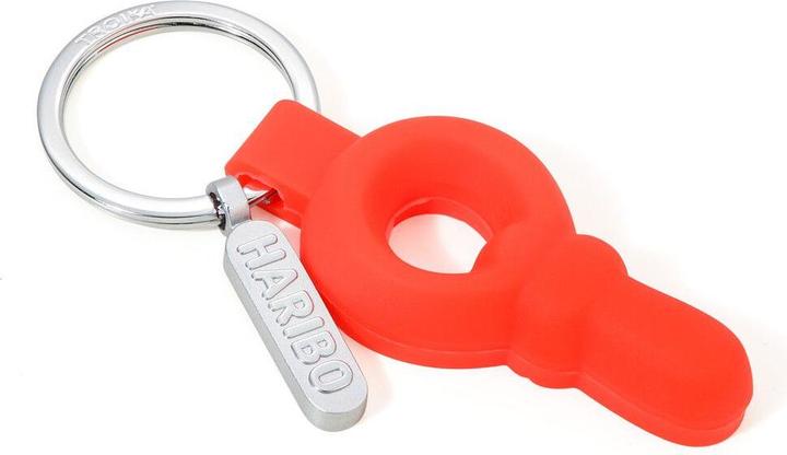 Troika HARIBO SCHNULLER Schlüsselanhänger, rouge