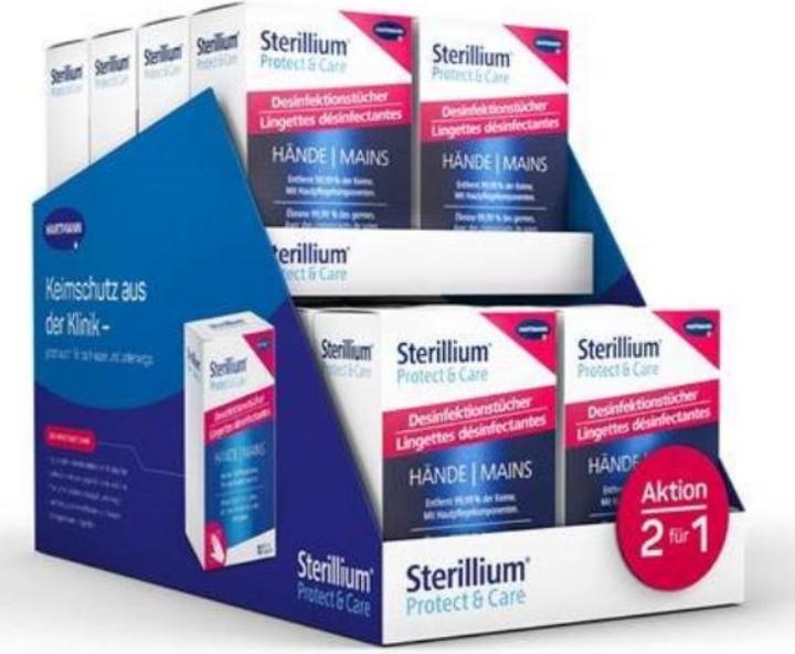 Produktbild Sterillium Protect&Care Tissue Hände Display (20 Stk)