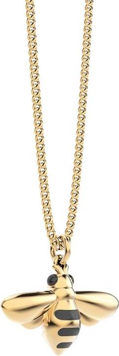 MTM Bee Necklace (Messing, 18k Gold, 43 cm)