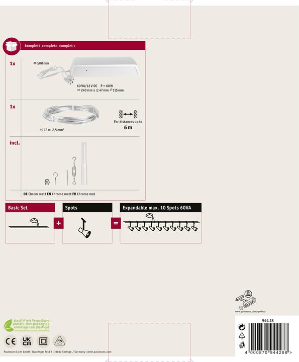 Produktbild Paulmann Wire System Basic