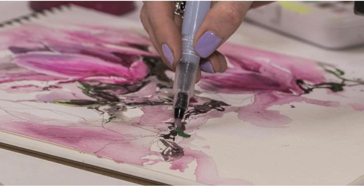Actual product image Talens SAKURA Koi Waterbrush lang M (6 mm)