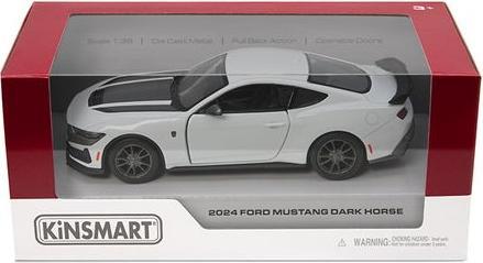 Actual product image Kinsmart KINS Die-cast model 2024 Ford Mustang Dark Horse, 1:38, ast 8
