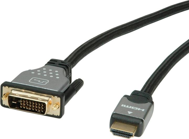 Produktbild Roline DVI — HDMI (Typ A) (5 m, DVI, HDMI)