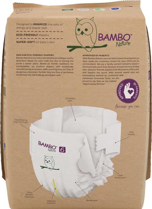 Produktbild Bambo Nature, Gr. 6, 16+ kg, Papier Verpackung (Gr. 6, 20 Stück)