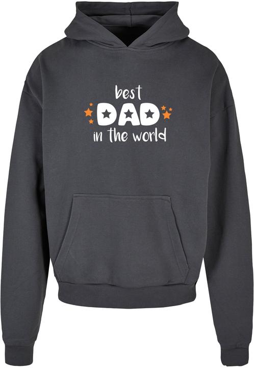 Immagine prodotto Merchcode Festa del papà - Felpa con cappuccio ultra pesante "Best Dad In The World" - 113613 (S)