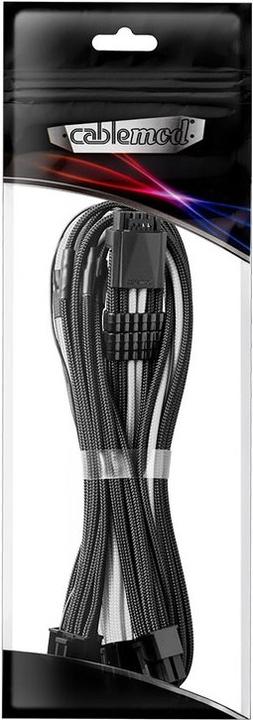 Actual product image CableMod RT-Series Pro ModMesh 12VHPWR to 3x PCI-e cable for ASUS/Seasonic - 60cm, black/white
