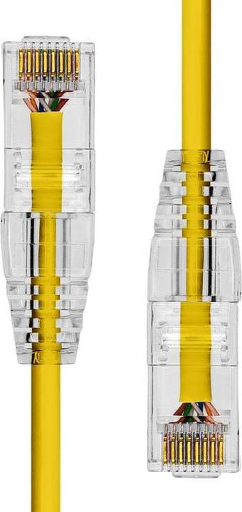 Image du produit ProXtend Slim U/UTP CAT6 LSZH AWG 28 Jaune 3M (U/UTP, CAT6, 3 m)