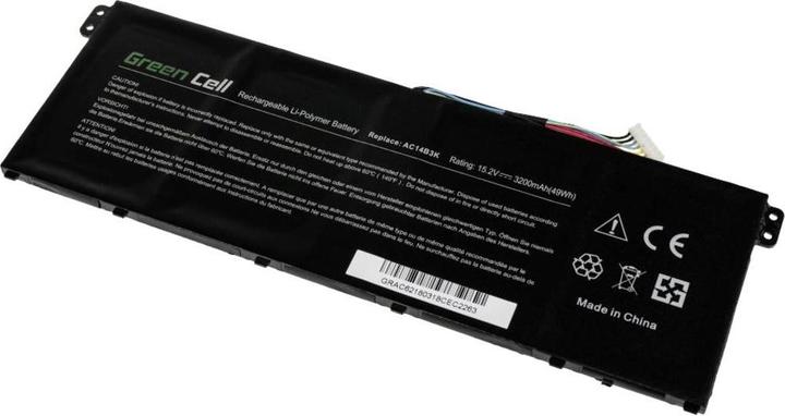 Actual product image GreenCell Cell AC62 Notebook Spare Battery (4 Cells, 3600 mAh)
