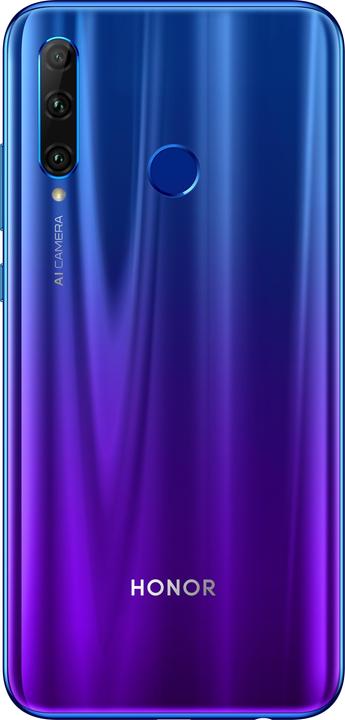 Immagine prodotto Honor 20 Lite (128 GB, Blu Fantasma, 6.21", Doppia SIM Ibrida, 24 Mpx, 4G)