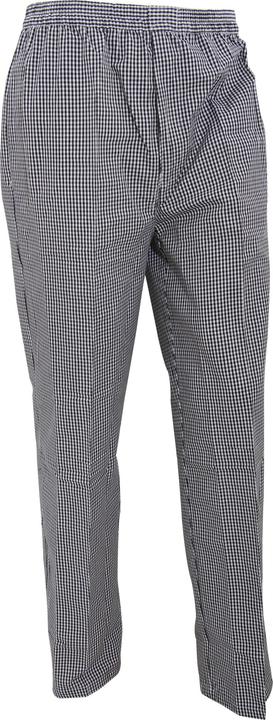 White chequered, Black