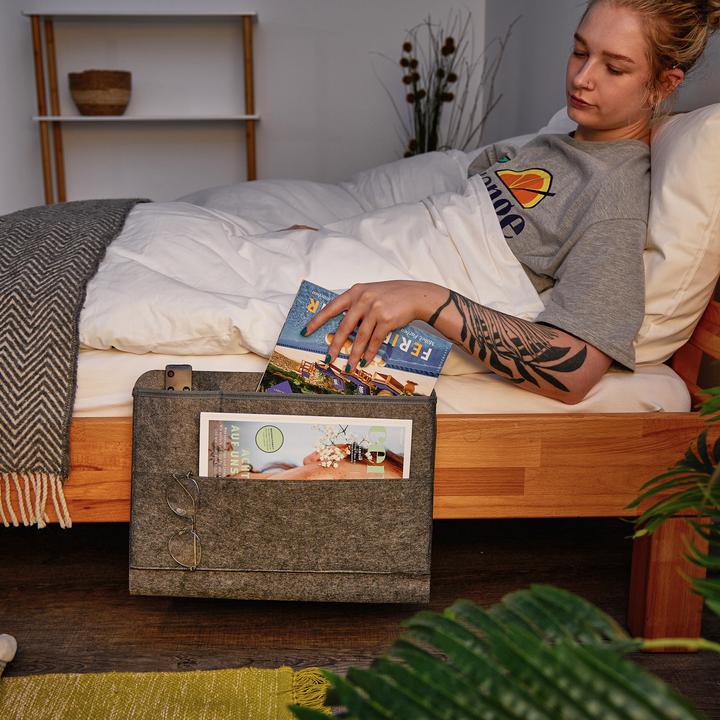 Actual product image Relaxdays 2x bed bag (41 x 8 x 31.5 cm)