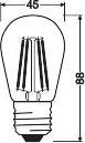 Productafbeelding Osram Vintage 1906 LED DIM 33 4,8 W/2200 K E27 (E27, 4.80 W, 360 lm, 1 x, G)