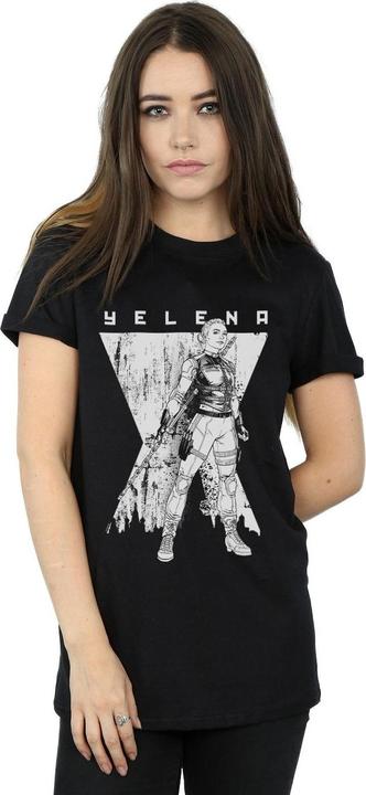 Immagine prodotto Vedova Nera Film Yelena Romanoff Mono Cotone Boyfriend TShirt (XL)