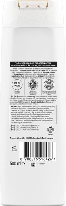 Actual product image Pantene Pro-V Colour Protect (500 ml, Liquid shampoo)