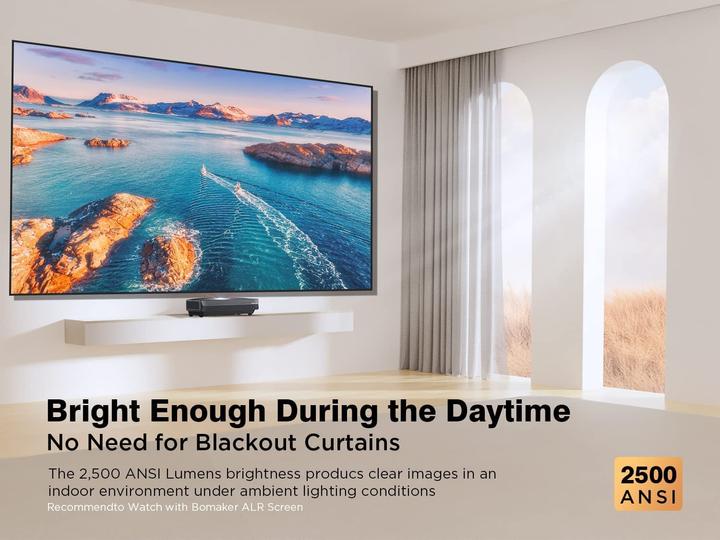 Image du produit Yclzy Projecteur à ultra-courte focale 4K