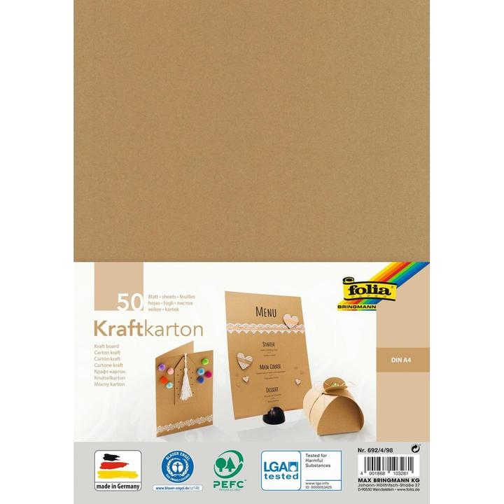 Image du produit Folia Carton kraft (230 g/m², 1 x)