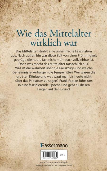 Produktbild Die Geheimnisse des Mittelalters - Christen, Päpste, Tempelritter (Deutsch, Frank Fabian, 2024)