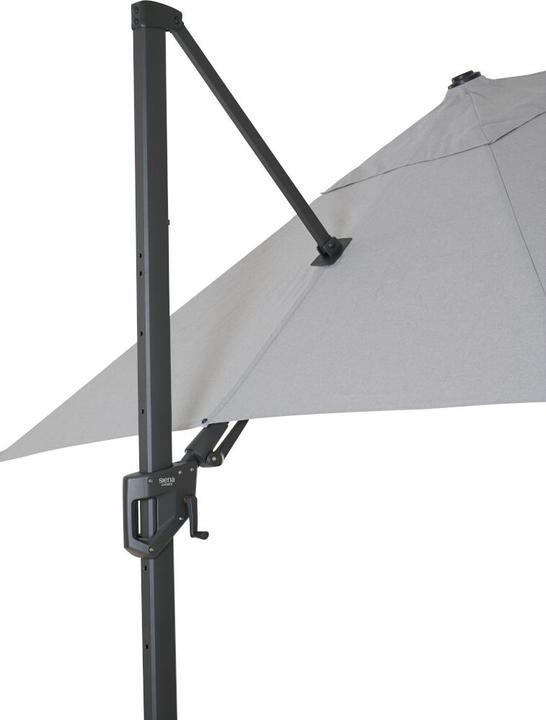 Immagine prodotto Siena Garden Ombrellone a sbalzo Bosco N+ antracite/grigio chiaro 300 x 300 cm (3 m)