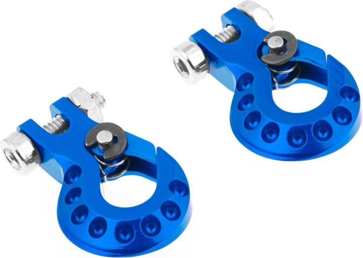 Image du produit Kavan Crochet de remorquage en aluminium CNC bleu pour RC-Crawler 1/10