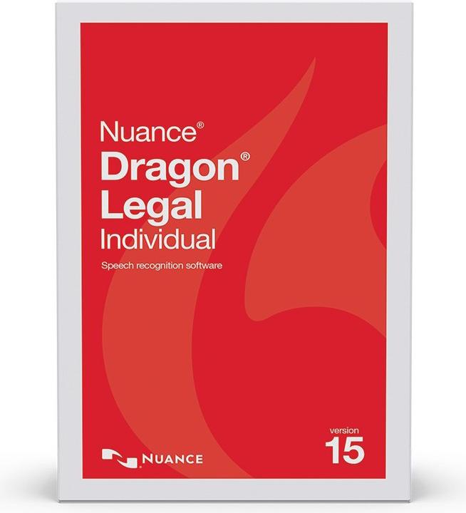 Actual product image Nuance Dragon Legal Individual V15