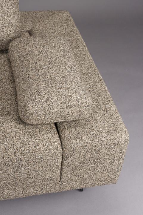 Actual product image Dutchbone Shelly Sofa Cinnamon Left Chaise Longue