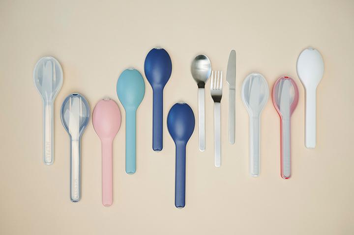 Actual product image Mepal Reusable cutlery set ellipse (3 Piece, Cutlery set)