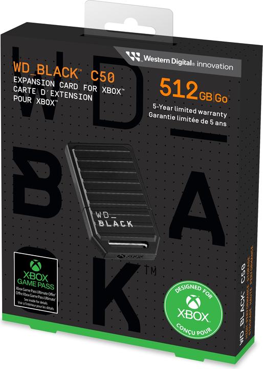 Immagine prodotto WD Black C50 Expansion Card for Xbox (512 GB)