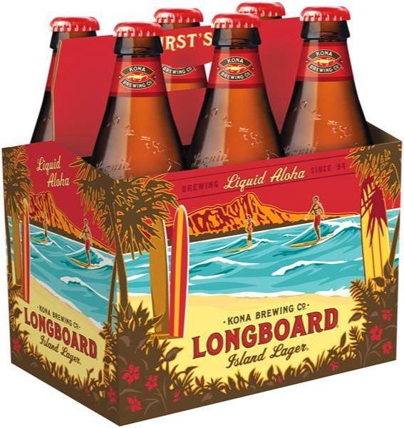 Produktbild Kona Brewing Co. Kona Longboard Island Lager Bier Kiste 24 x 355 ml / 4.6 % Hawaii (24 x 35.5 cl)