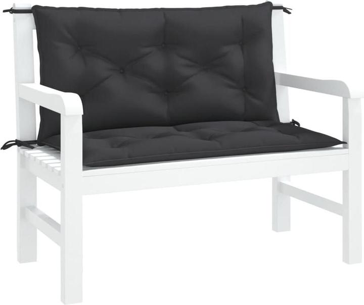 Produktbild VidaXL Gartenbank-Auflagen 2 Stk. O x ford-Gewebe (100 x 50 x 7 cm)