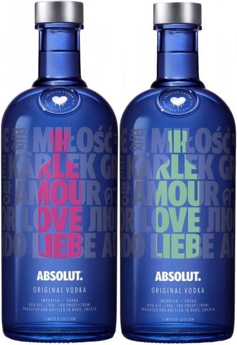 Produktbild Absolut EOY Drop of Love Special Edition 2018 - 70 cl / 40 % Schweden (1 x 75 cl)