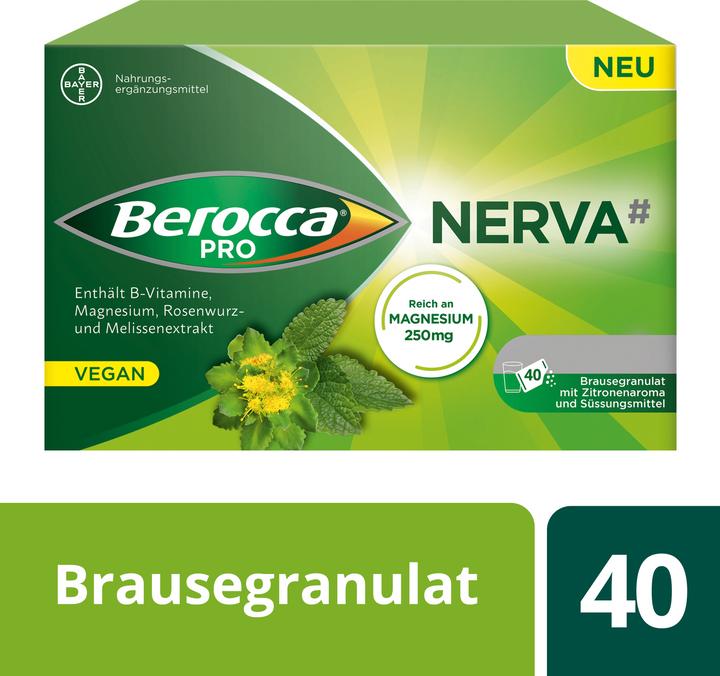 Actual product image Berocca PRO Pro Nerva Brausegran (40 Piece, Granulate, 248 g)