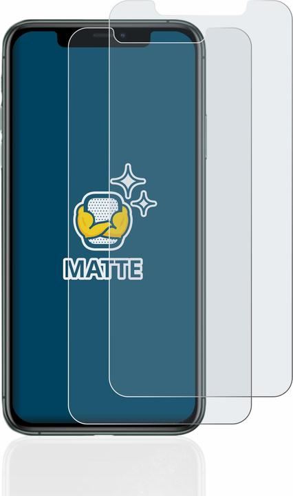 Produktbild BROTECT Entspiegelungs-Schutzfolie Displayschutz Matt (2 Stück, Apple iPhone 11 Pro Max)