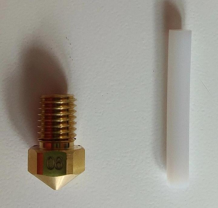 Actual product image FlashForge Creator 3 nozzle 0.6mm hard end updated version (Blast pipe)