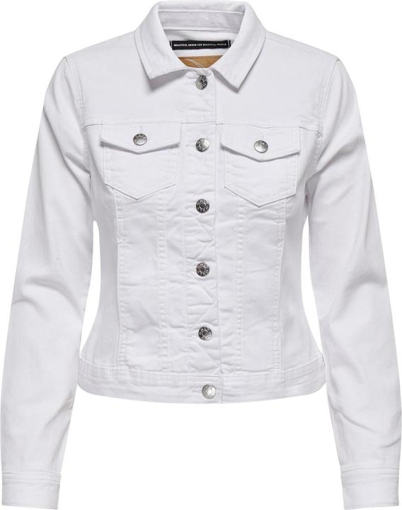 Only Körperbetonte Jeansjacke Jeansjacke (L)