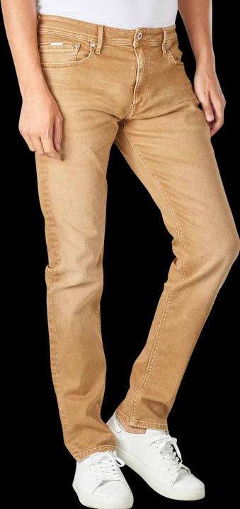 Actual product image Pepe Jeans Stanley Colour Denim Tapered Fit Camel