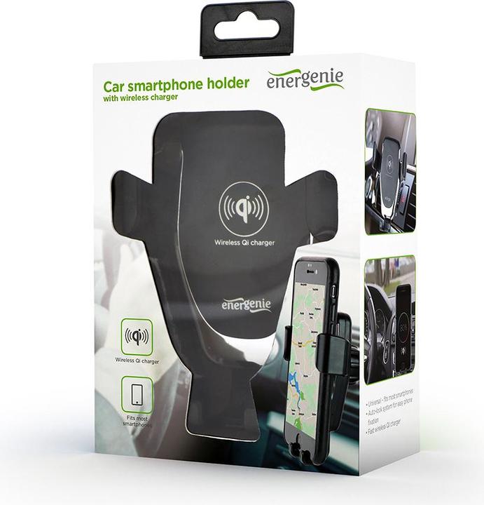 Produktbild Gembird EG-TA-CHAV-QI10-01 - Handy/Smartphone - Auto - Schwarz