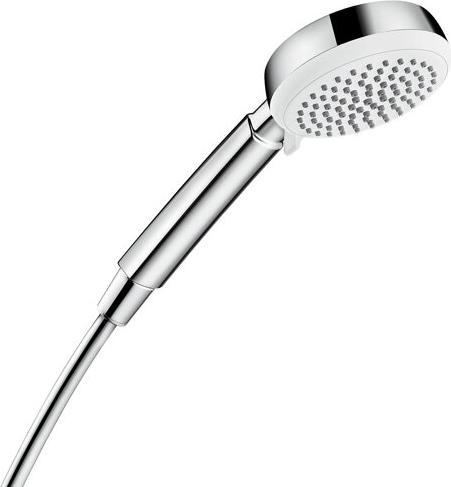 hansgrohe HG Handbrause Crometta 100 Vario DN 15 EcoSm Version 9 l/min weiss/chrom