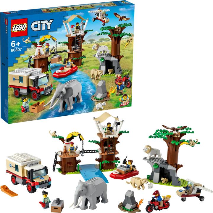 Immagine prodotto LEGO Campo di soccorso per animali (60307, LEGO City, Set LEGO rari)