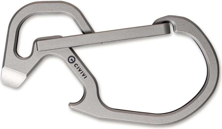 Actual product image Civivi Click Titanium Gray