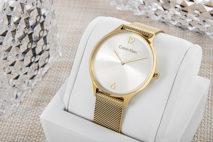Produktbild Calvin Klein Timeless Mesh Damenuhr 25200003 + BOX (Analoguhr)