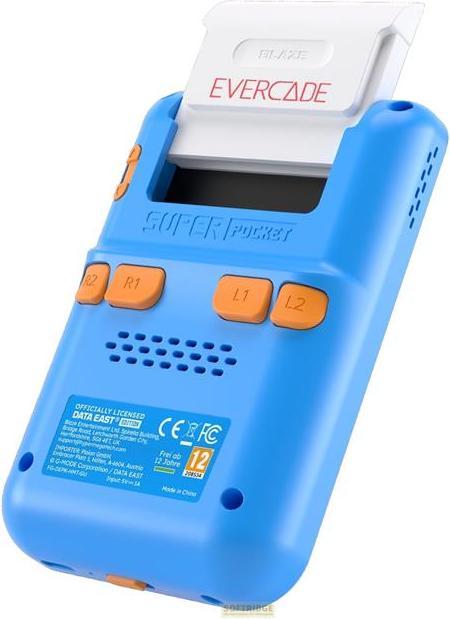 Actual product image Blaze Evercade Data East Super Pocket