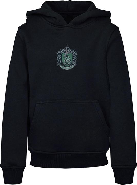 Immagine prodotto Absolute Cult Harry Potter - Felpa con cappuccio Basic per bambini con stemma di Serpeverde - 124471 (146, 152)