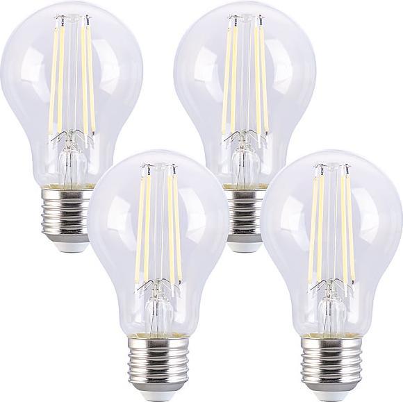 Immagine prodotto Luminea Set di 4 lampade a filamento LED E27 (E27, 6 W, 806 lm, 4 x, E)