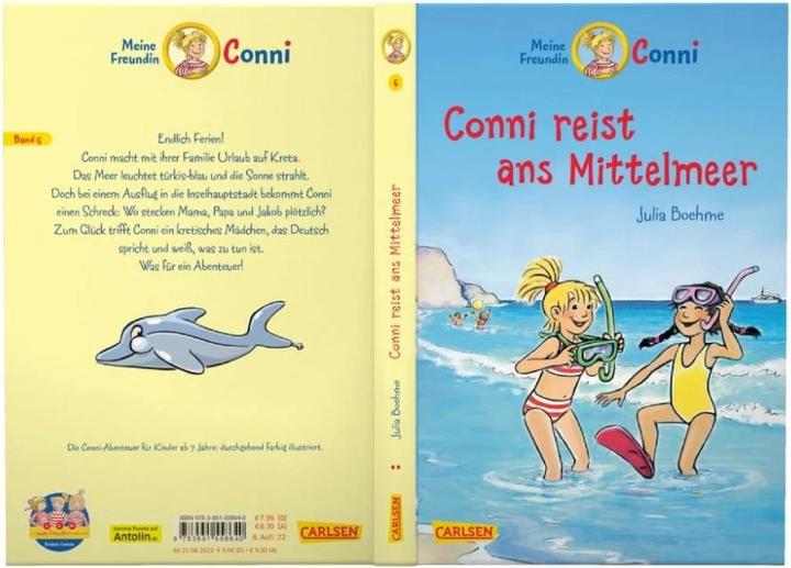 Actual product image Conni storybooks 5: Conni travels to the Mediterranean (illustrated in colour) (German, Julia Boehme)