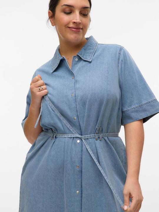 Actual product image Vero Moda VMCMELINDA Langes Kleid Jeanskleid (50)