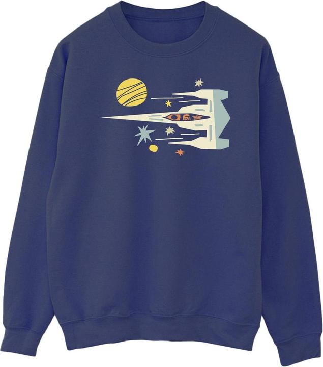 Star Wars The Mandalorian Cutout Ship Sweatshirt (M)
