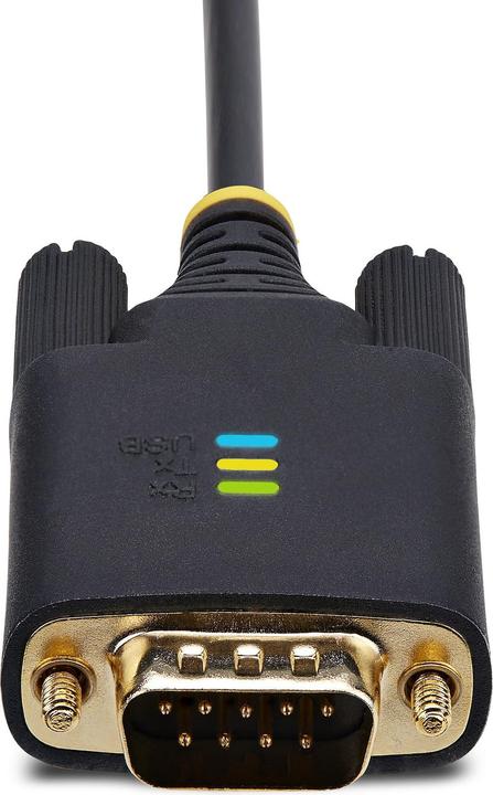 Image du produit StarTech COM 3m USB vers série Adaptateur COM Rétention FTDI USB-A vers DB9 Câble USB RS232 Interchangeable (3 m)