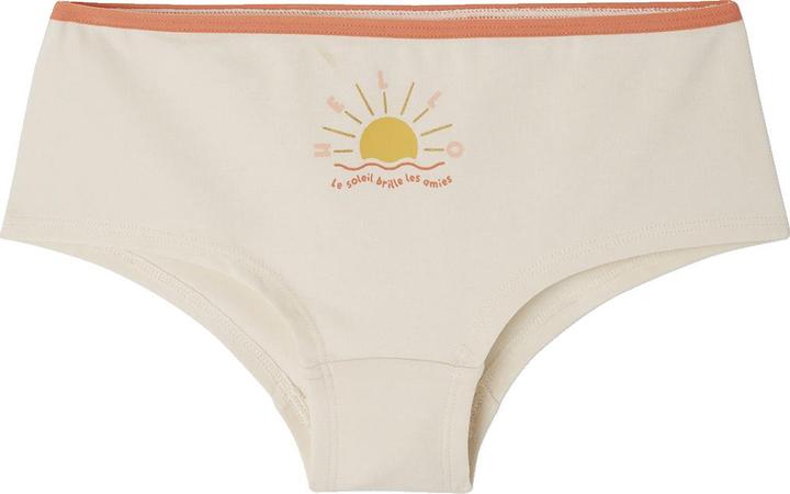 Immagine prodotto Vertbaudet Confezione da 5 pantaloncini da bambina in cotone biologico (86, Confezione da 5 pezzi)
