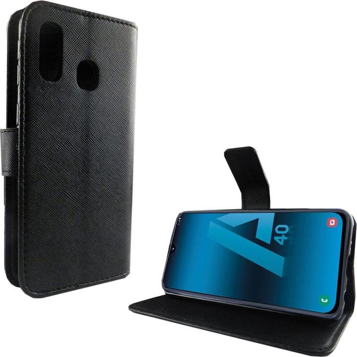 Produktbild König Design Hülle Handy Schutz für Samsung Galaxy A40 Case Cover Tasche Wallet Etui Bumper (Samsung Galaxy A40)