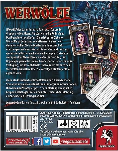 Actual product image Pegasus Werewolves (German)